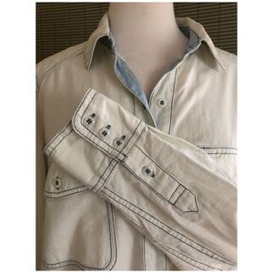 Free People Bandana Bandit Button Down